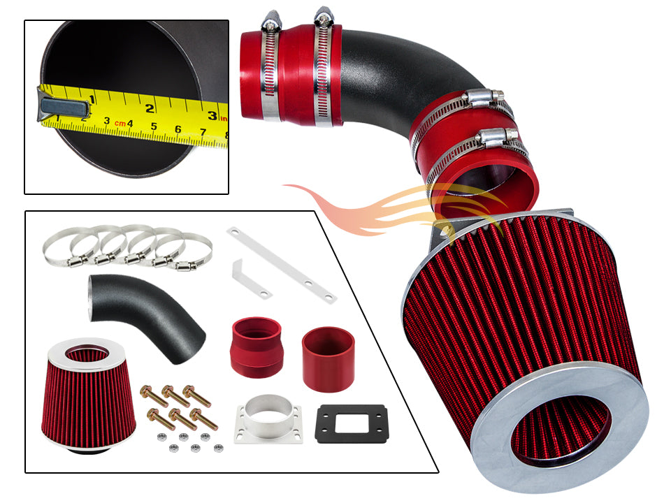 Short Ram Air Intake Kit For 1987-1991 Toyota Camry 2.0L L4 | Rtunes Racing | WSI-TY-16RDB