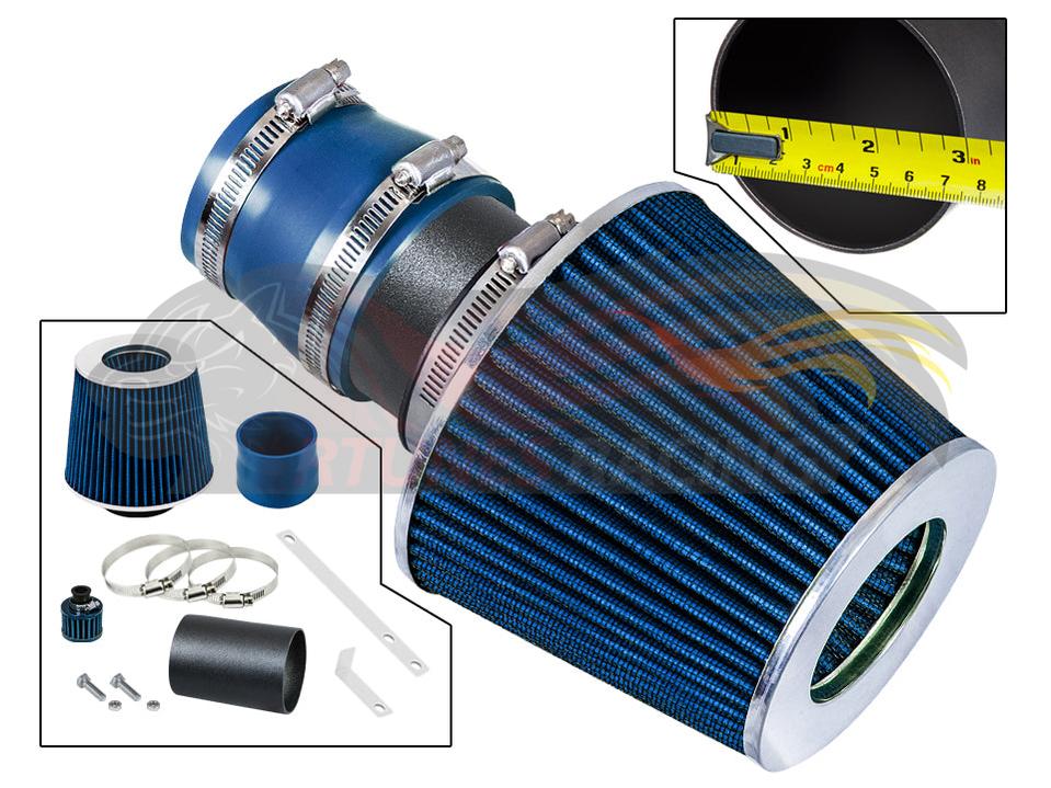 Short Ram Air Intake Kit For 1999-2006 VW Golf/Jetta/Beetle, 2000-2006 Audi TT | Rtunes Racing | WSI-VW-04BLB