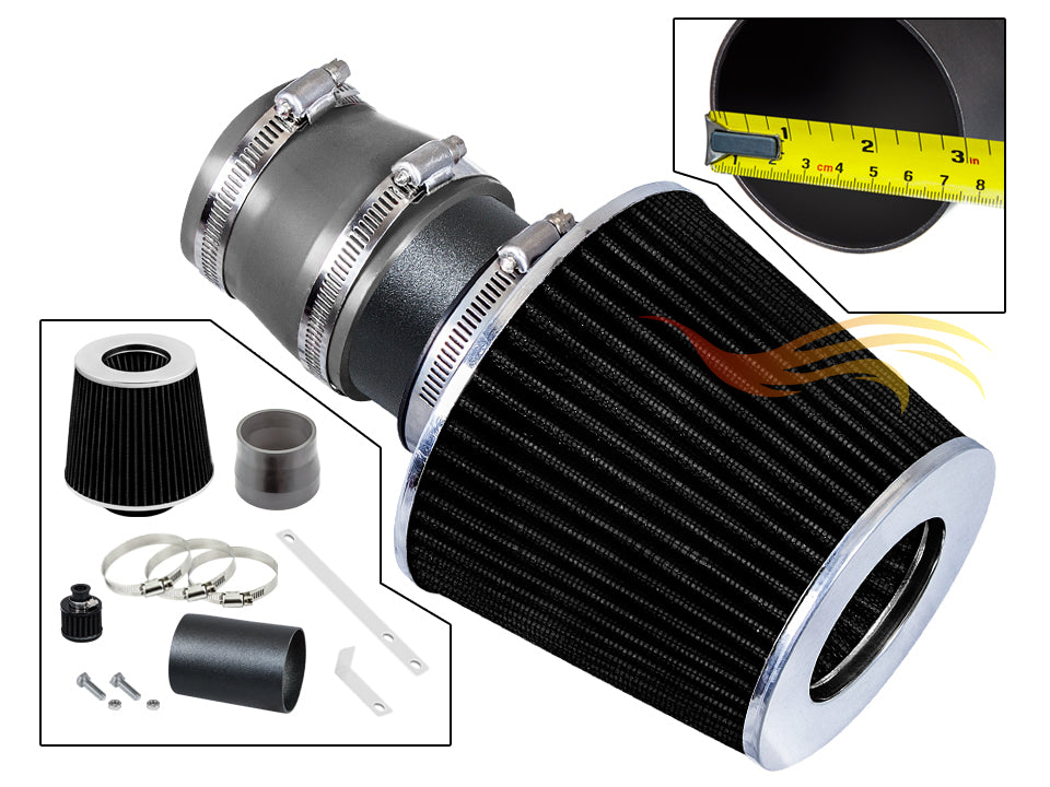 Short Ram Air Intake Kit For 1999-2006 VW Golf/Jetta/Beetle, 2000-2006 Audi TT | Rtunes Racing | WSI-VW-04GYB