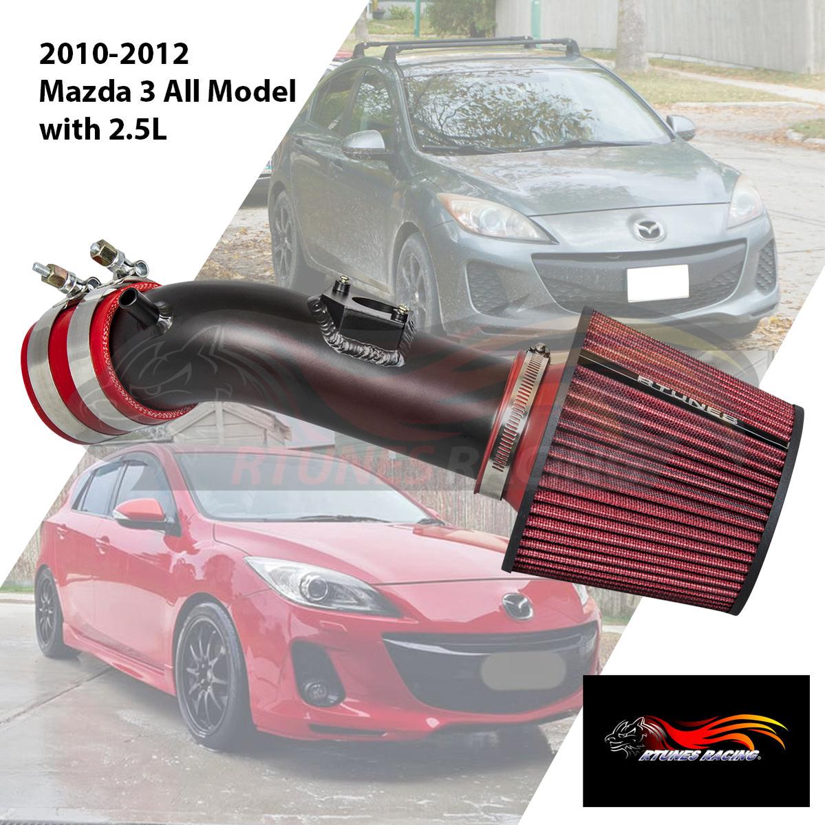 Short Ram Intake For 10-12 Mazda 3 2.5L I4 RSI-MZ-06BK