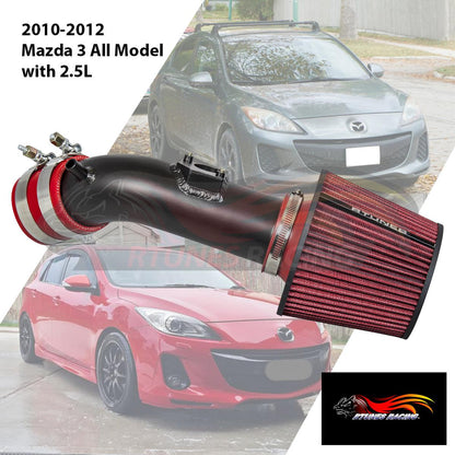 Short Ram Intake For 10-12 Mazda 3 2.5L I4 RSI-MZ-06BK