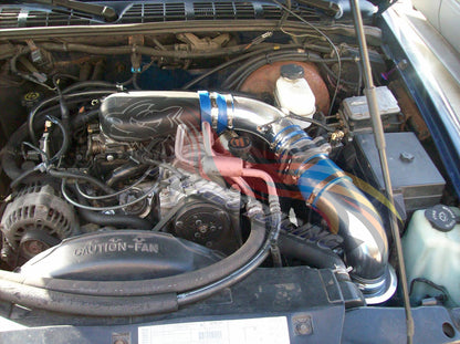 Cold Air Intake Kit For 1996-2005 Chevrolet S10/Blazer/GMC Sonoma/Jimmy, 1997-2000 Isuzu Hombre, 1996-2001 Oldsmobile Bravada 4.3L V6 | Rtunes Racing | RCI-CH-02BK