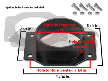 MAF sensor Filter Adapter 300ZX, Maxima | Rtunes Racing | ADP-300ZX