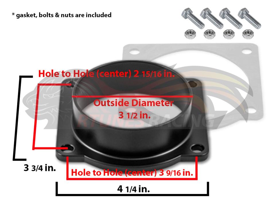 MAF sensor Filter Adapter Explorer, Mustang | Rtunes Racing | ADP-EXPV6