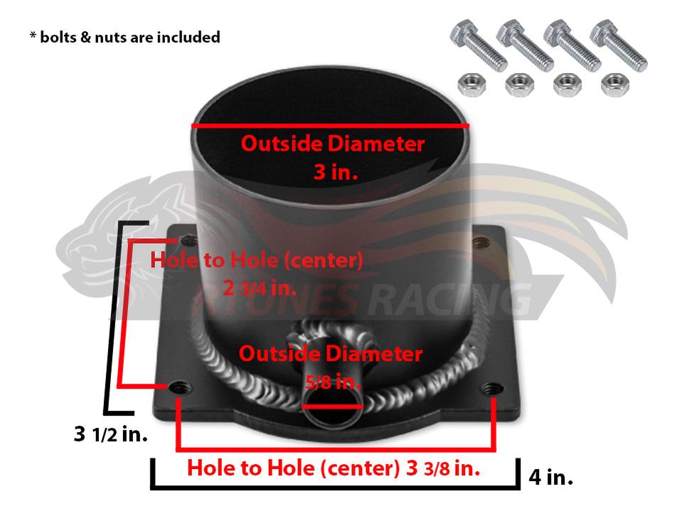 MAF sensor Filter Adapter Nissan S13 240SX | Rtunes Racing | ADP-S13