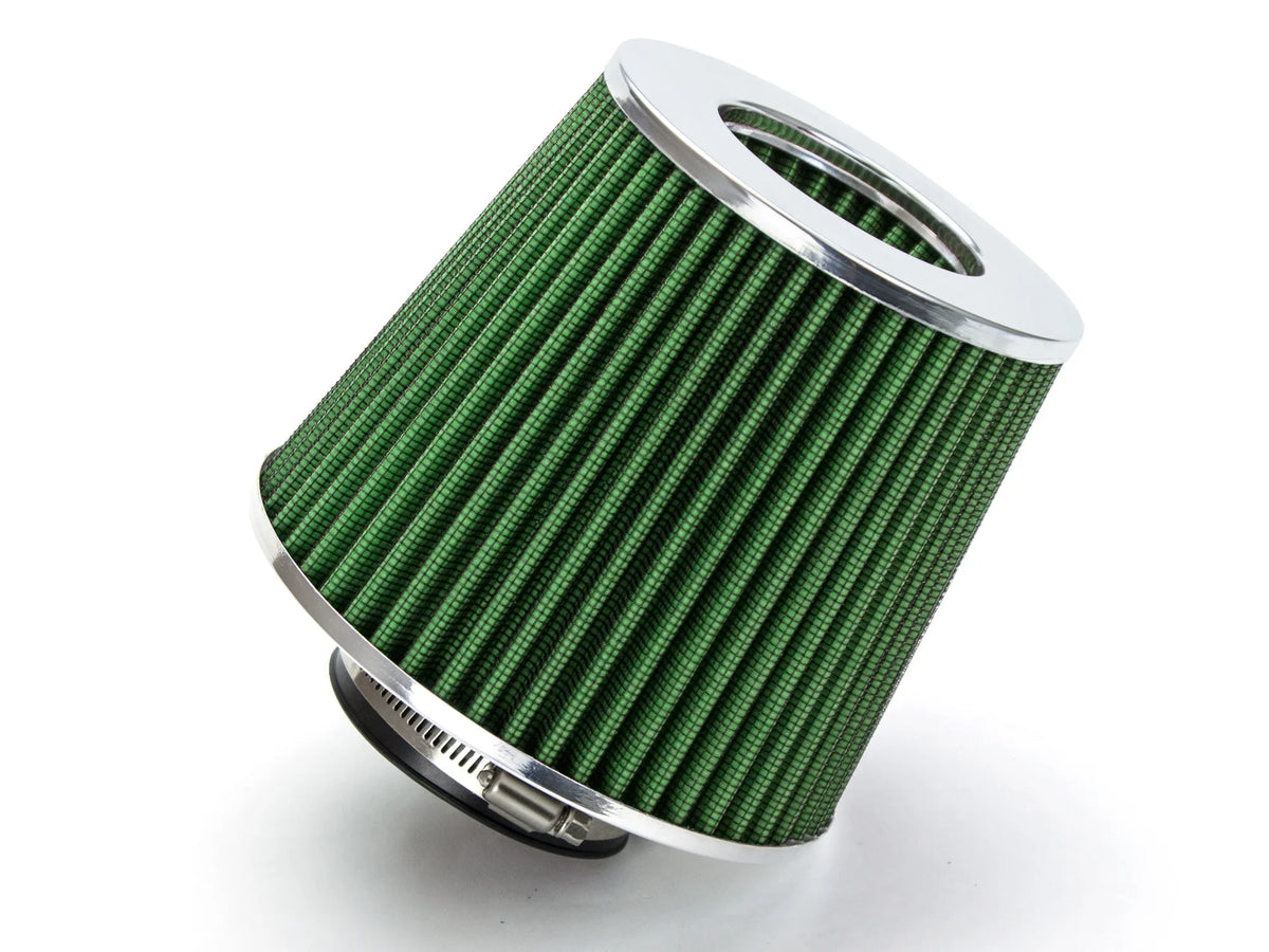 GREEN 3 inch 76mm Clamp-On Air Filter | Rtunes Racing | AF3GN