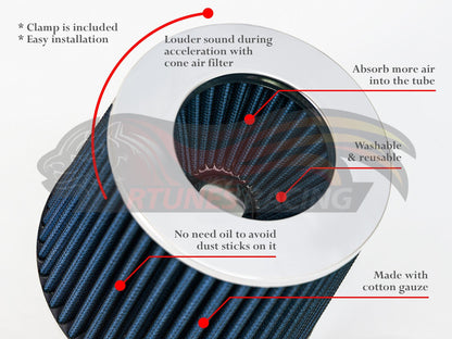Short Ram Intake For 11-17 Hyundai Elantra 2.0L SI-HY-09BL