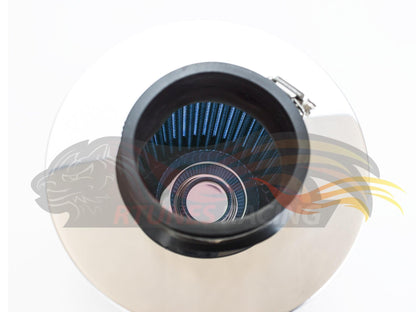 BLUE 3.5 inch 89mm Clamp-On Air Filter detail | AF35B