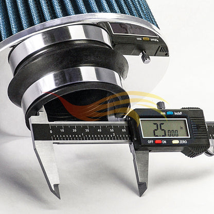 BLUE 2.5 inch 63.5mm Clamp-On Air Filter | AF25B