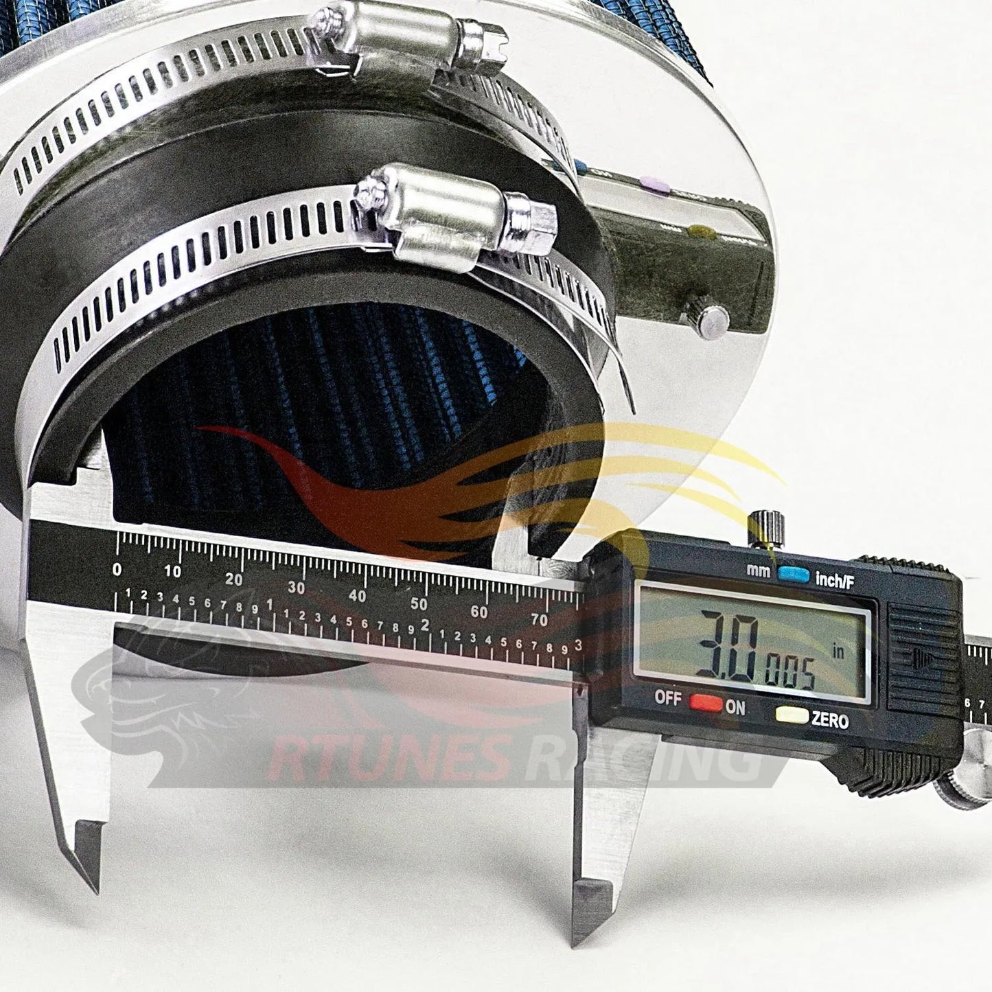 RTunes Racing BLUE 3" 76mm Cone Air Filter | Rtunes Racing | AF3B