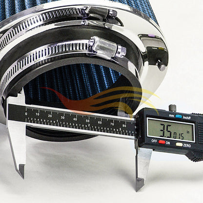 BLUE 3.5 inch 89mm Clamp-On Air Filter | AF35B