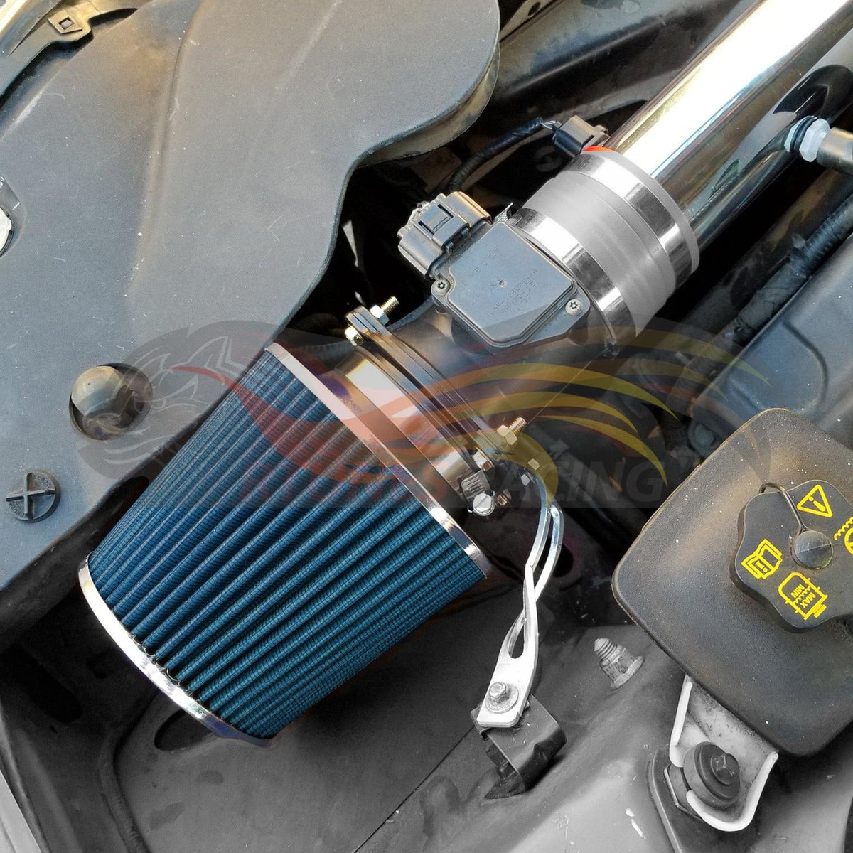 BLUE 3.5 inch 89mm Clamp-On Air Filter detail | AF35B