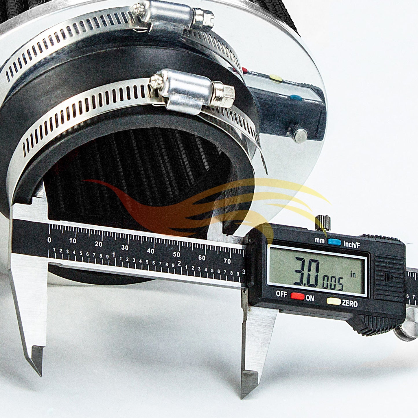 BLACK 3" 76mm Cone Air Filter | Rtunes Racing | AF3CK