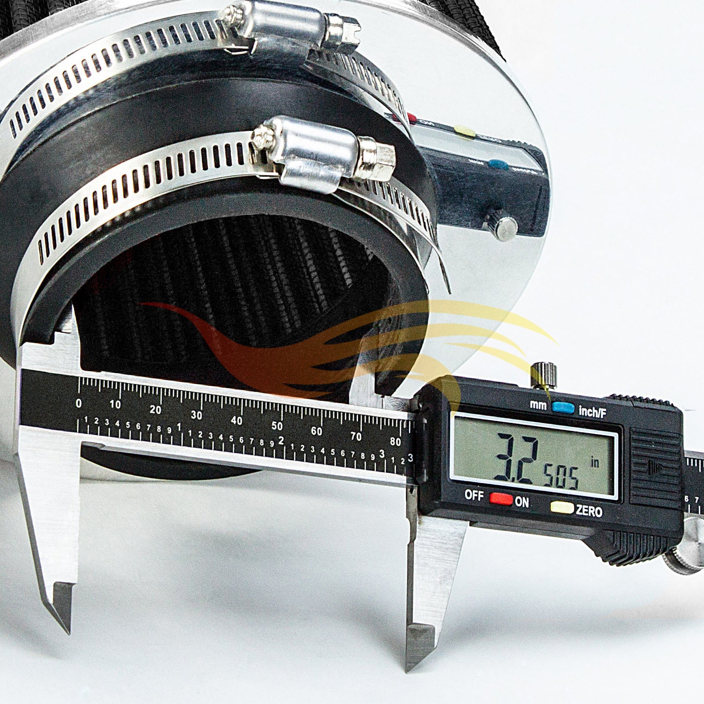 BLACK 3.25" 82.5mm Cone Air Filter | Rtunes Racing | AF325CK