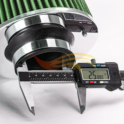 GREEN 2.5" 63.5mm Cone Air Filter | Rtunes Racing | AF25GN