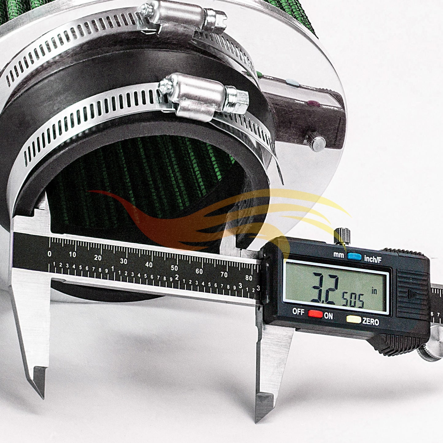 GREEN 3.25" 82.5mm Cone Air Filter | Rtunes Racing | AF325GN