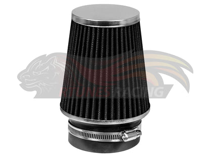 BLACK 3.5" 89mm NARROW Cone Air Filter | Rtunes Racing | AFN35CK