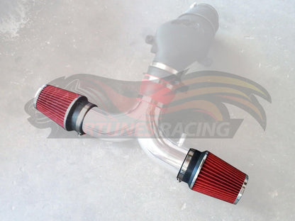 RED 3" 76mm NARROW Cone Air Filter | Rtunes Racing | AFN3R