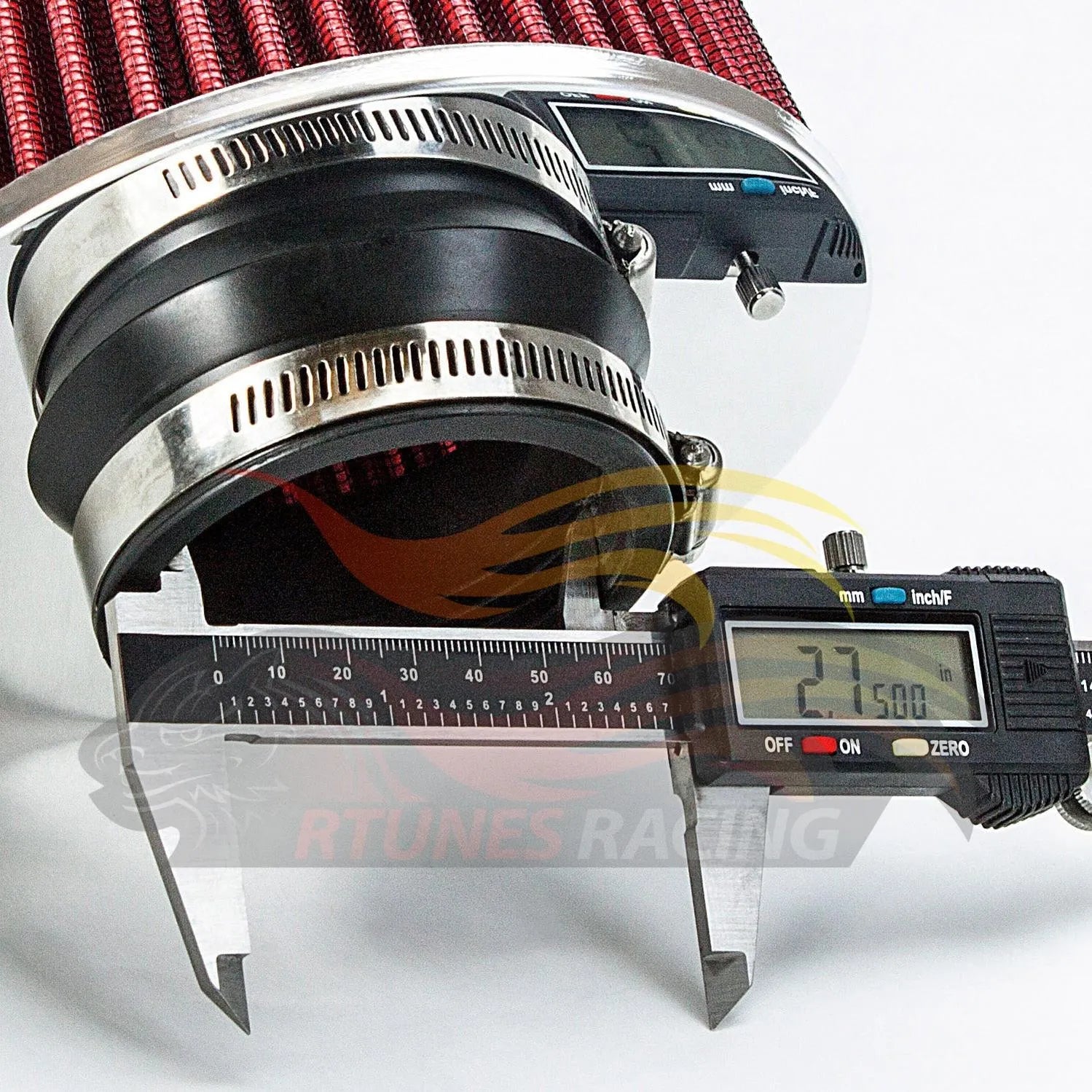 RED 2.75" 70mm Cone Air Filter | Rtunes Racing | AF275R