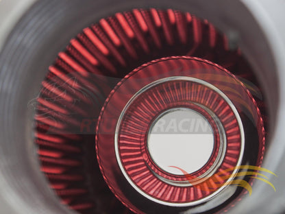 RED 3 inch 76mm Clamp-On Air Filter detail | AF3R