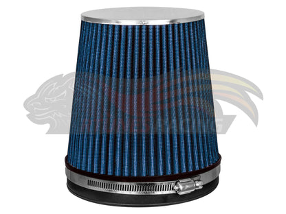 BLUE 6" 152mm SHORT Truck Cone Air Filter | Rtunes Racing | AFS6B