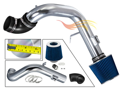 Parts included in the blue CI-CH-03 cold air intake kit for 2005-2007 Chevy Cobalt SS 2.0 – Rtunes Racing