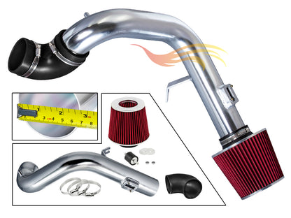 Parts included in the red CI-CH-03 cold air intake kit for 2005-2007 Chevy Cobalt SS 2.0 – Rtunes Racing