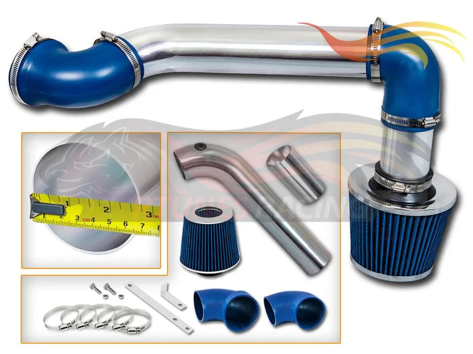 Cold Air Intake Kit For 1995-1997 Chevy Camaro 3.8L V6 (2Pcs) | Rtunes Racing | CI-CH-04BL
