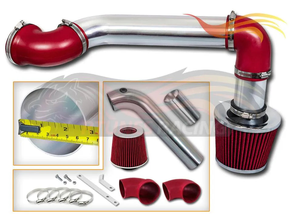 Cold Air Intake Kit For 1995-1997 Chevy Camaro 3.8L V6 (2Pcs) | Rtunes Racing | CI-CH-04RD