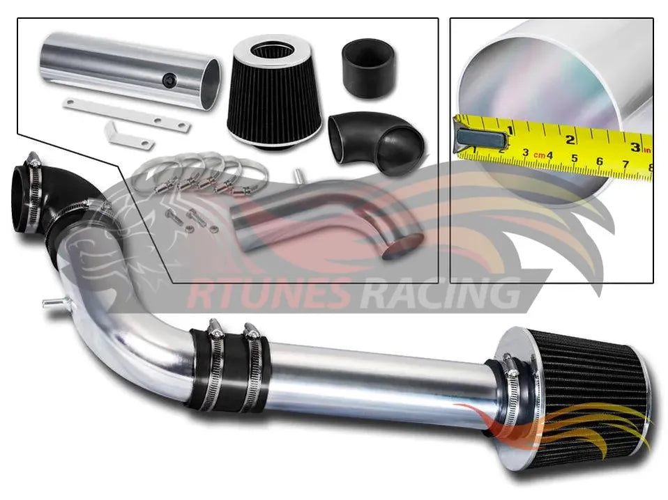 CI-CH-05 Black polished cold air intake full kit