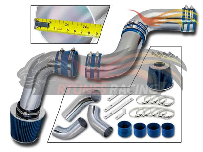 CI-CH-06 Blue polished cold air intake full kit
