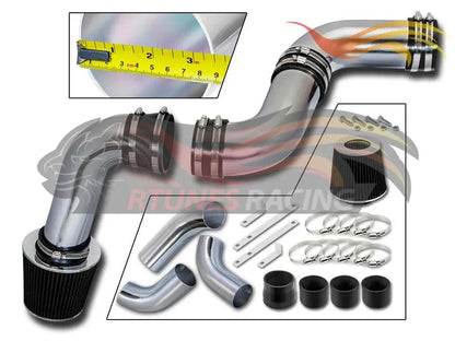 CI-CH-06 Black polished cold air intake full kit