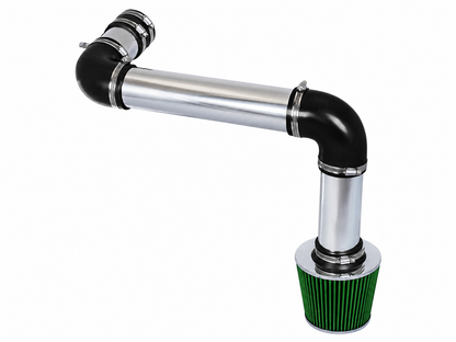 Cold air intake kit for 1993-1995 Chevy Camaro, Pontiac Firebird 3.4L V6, green with polished pipe – Rtunes Racing CI-CH-07