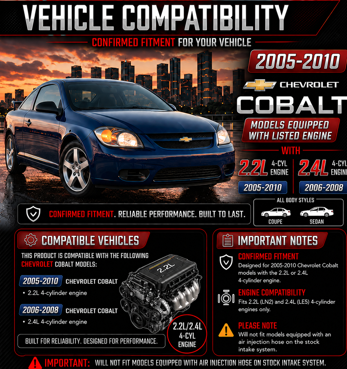 CI-CH-08 vehicle compatibility and fitment