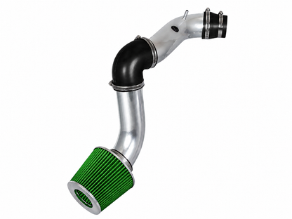 Cold air intake kit for 2004-2008 Chevy Aveo 1.6L, green with polished pipe – Rtunes Racing CI-CH-10