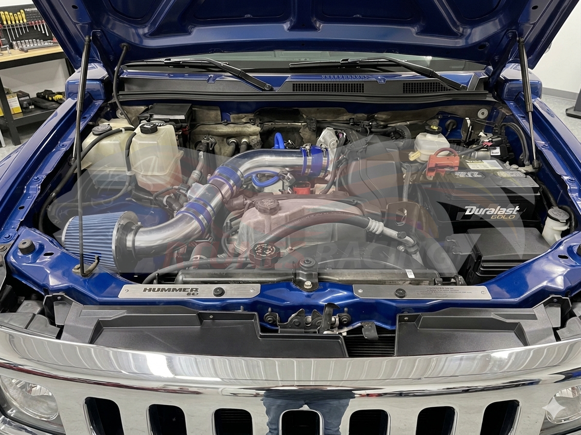 Cold Air Intake Kit For 2007-2012 Chevrolet Colorado/GMC Canyon/Hummer H3/H3T 3.7L I5 | Rtunes Racing | WCI-CH-11BLB