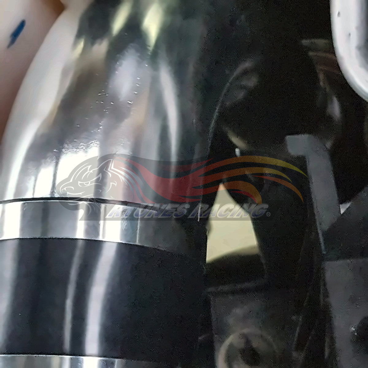 Rtunes Racing CI-DG-07 cold air intake installed in engine bay