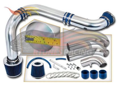 CI-DG-07 Blue polished cold air intake complete kit