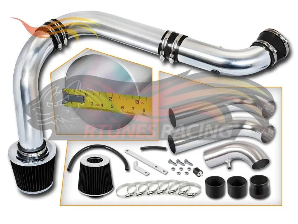 CI-DG-07 Black polished cold air intake complete kit