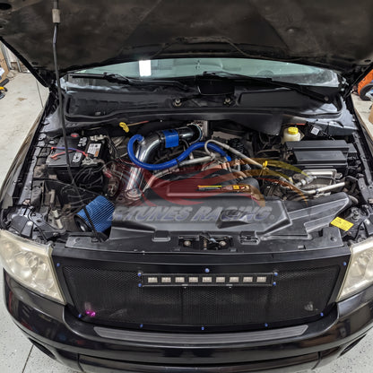 Rtunes Racing CI-DG-12 cold air intake installed in engine bay