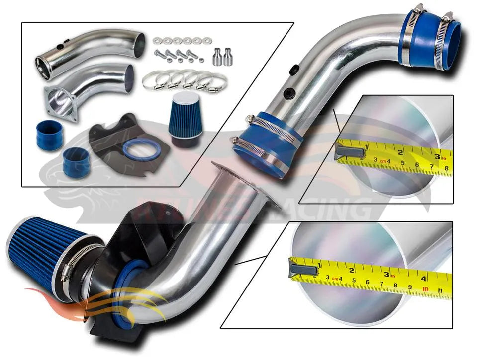 Cold Air Intake Kit For 1994-1998 Ford Mustang 3.8L V6 | Rtunes Racing | CI-FD-03BL