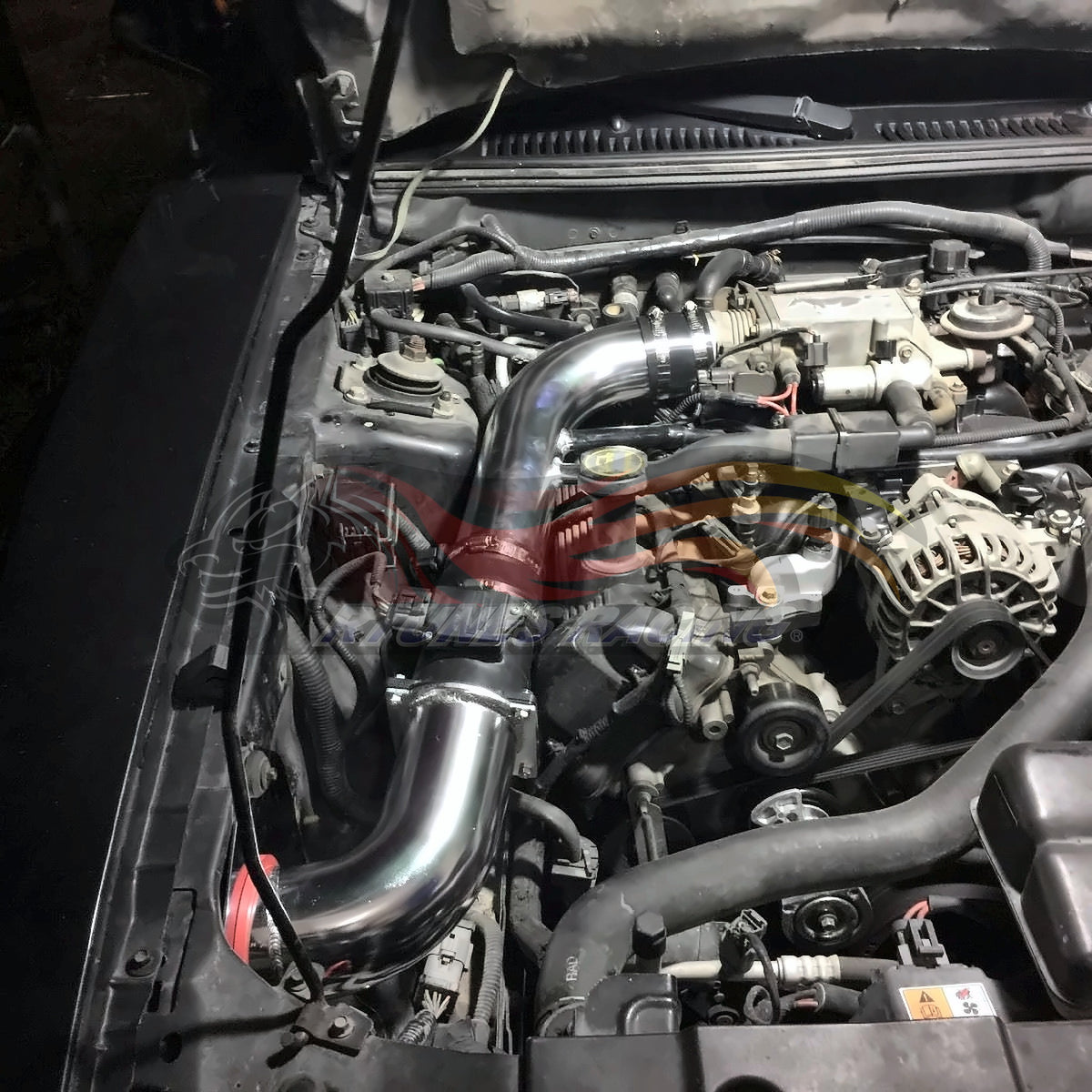 Rtunes Racing CI-FD-05 cold air intake installed in engine bay