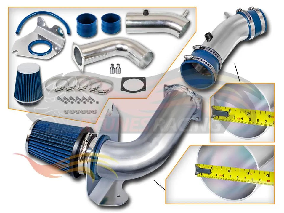 Cold Air Intake Kit For 1999-2004 Ford Mustang 3.8L V6 | Rtunes Racing | CI-FD-06BL