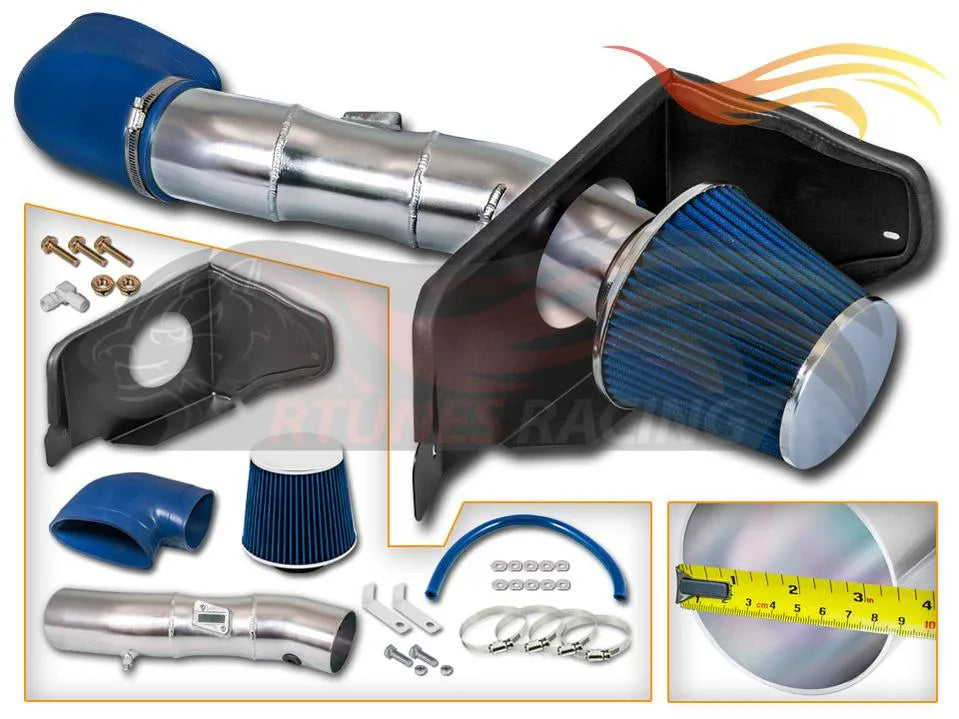 Cold Air Intake Kit For 2005-2009 Ford Mustang GT 4.6L V8 | Rtunes Racing | CI-FD-09BL