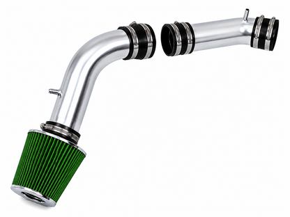 Cold air intake kit for 1990-1995 Ford Thunderbird SC 3.8L Supercharged, green with polished pipe – Rtunes Racing CI-FD-14