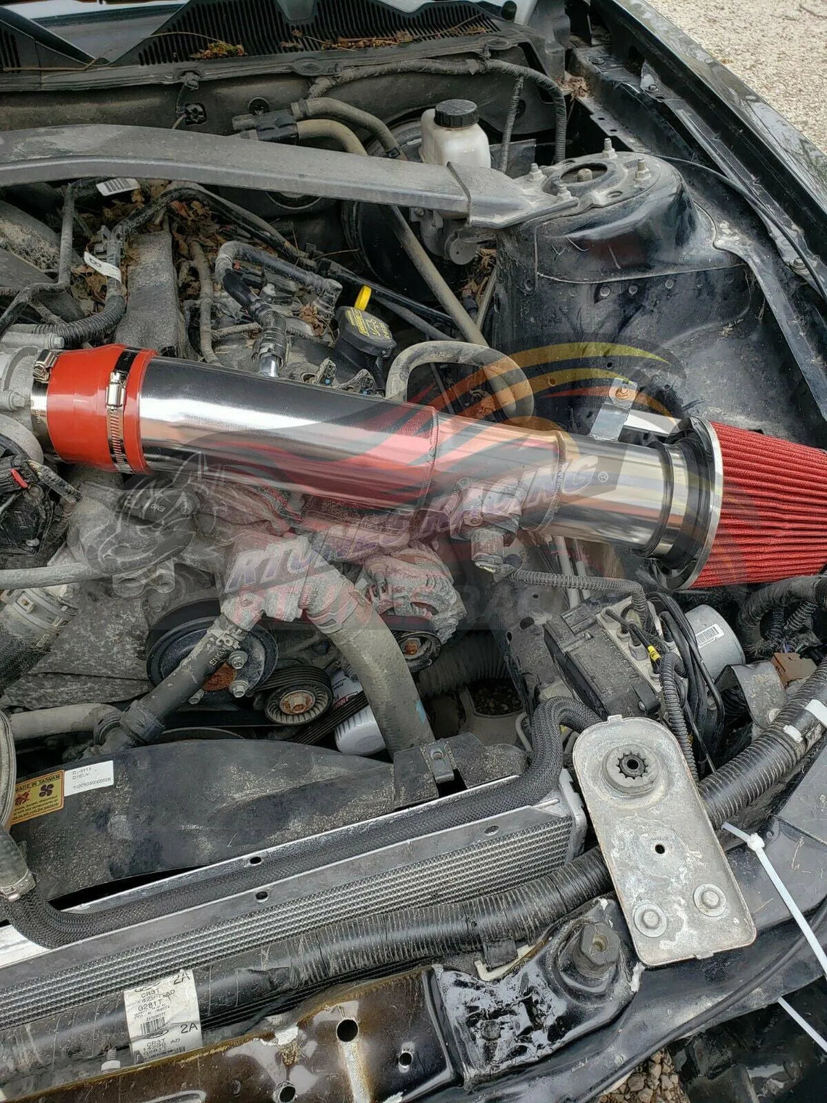 Cold Air Intake Kit For 2011-2014 Ford Mustang 3.7L V6 | Rtunes Racing | CI-FD-13RD