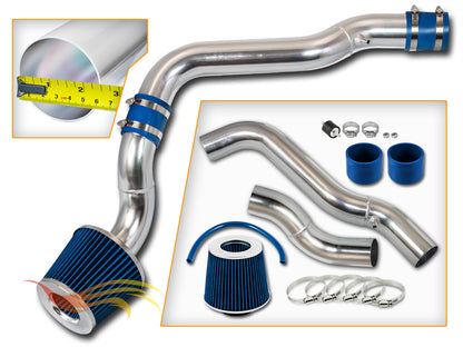 Parts included in the blue CI-HD-01 cold air intake kit for 1988-1991 Honda Civic/CRX EX Si 1.6L – Rtunes Racing
