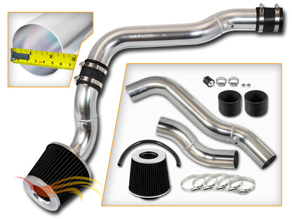 Parts included in the black CI-HD-01 cold air intake kit for 1988-1991 Honda Civic/CRX EX Si 1.6L – Rtunes Racing
