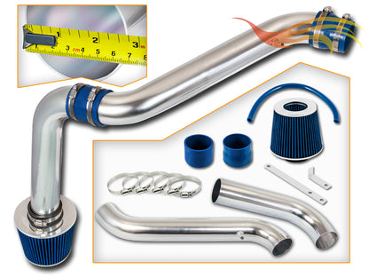 Parts included in the blue CI-HD-04 cold air intake kit for 1994-2002 Honda Accord, 1997-2001 Prelude 2.2 2.3 – Rtunes Racing