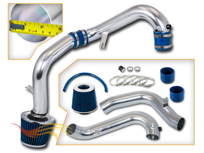 Parts included in the blue CI-HD-09 cold air intake kit for 2001-2005 Honda Civic DX/LX/HX/EX/VP 1.7 MT ONLY – Rtunes Racing